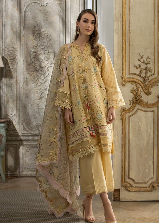 Luxury Lawn 3Pc ChikanKari