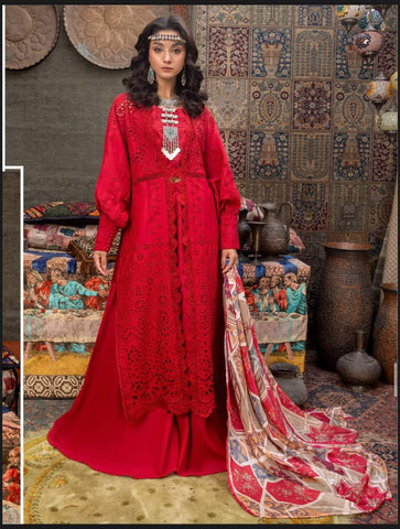 Fine Quality Lawn 3Pc ChikanKari