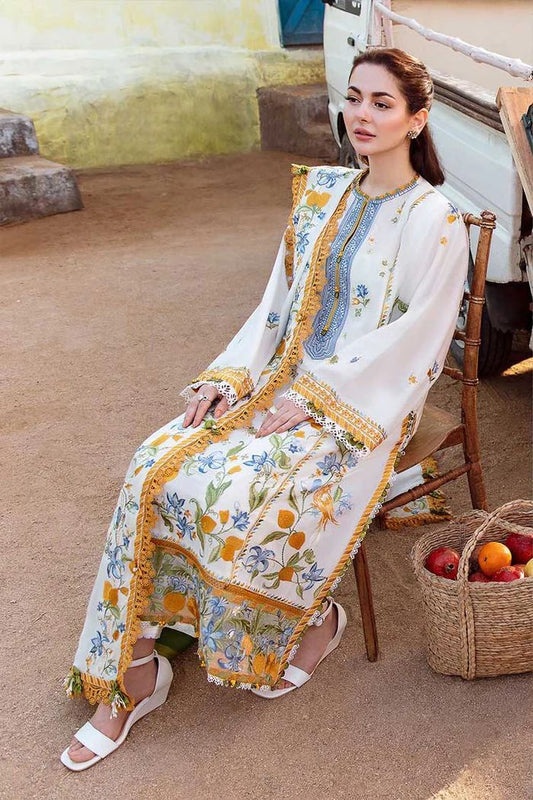 Luxury Lawn Embroidered 3Pc