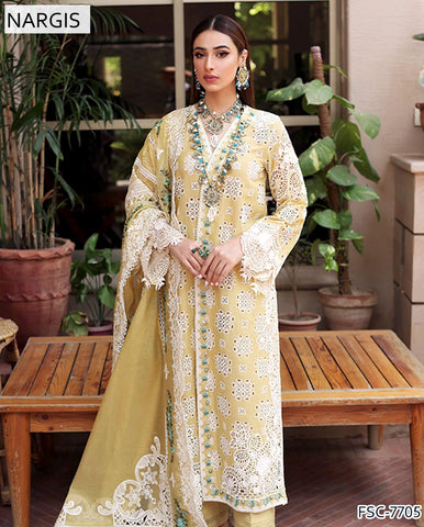 Luxury Lawn 3 Piece Embroidered
