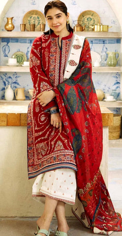 Luxury Lawn 3Pc Embroidered