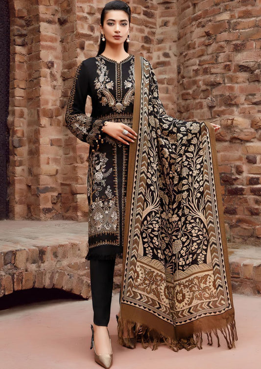 Luxury Dhanak 3 Piece Embroidered