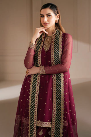 Premium Dhanak 3 Piece Embroidered