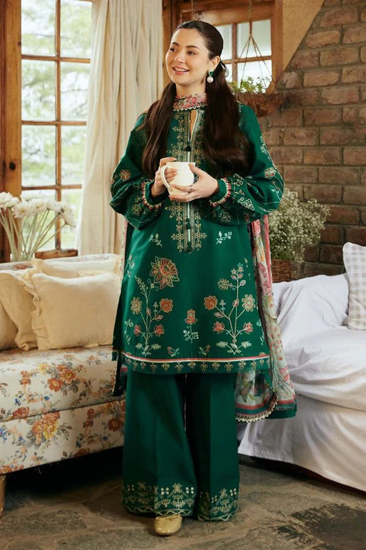 Luxury Dhanak 3 Piece Embroidered