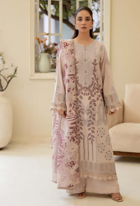 Luxury Dhanak 3 Piece Embroidered