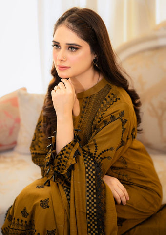 Luxury Dhanak 3 Piece Embroidered