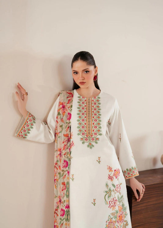 Premium Lawn 3Pc Embroidered