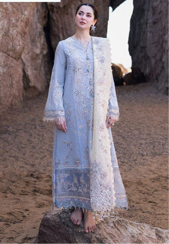 Luxury Dhanak 3 Piece Embroidered