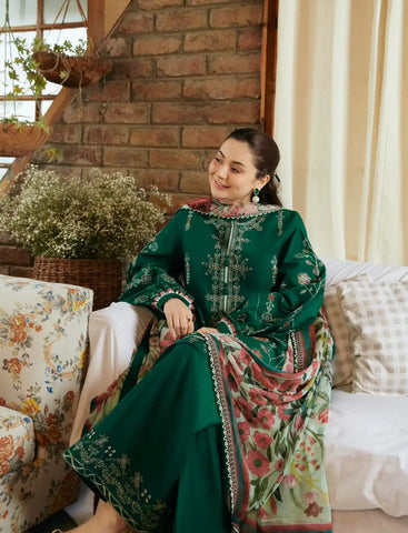 Luxury Dhanak 3 Piece Embroidered