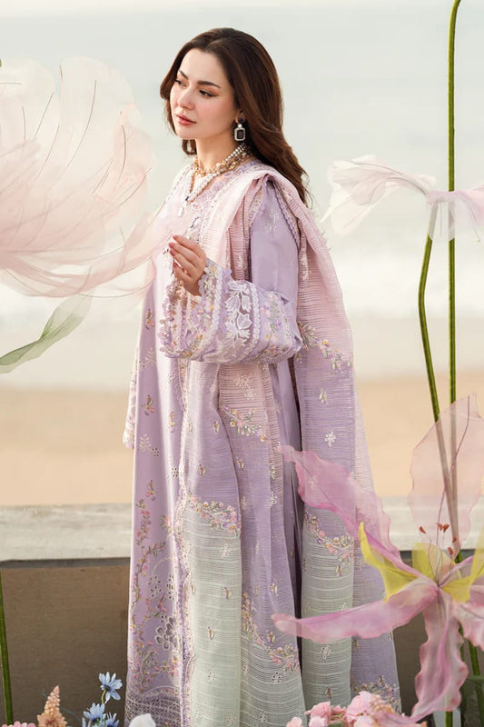 Elegant Dhanak 3 Piece Embroidered