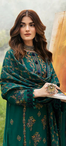 Luxury Dhanak 3 Piece Embroidered