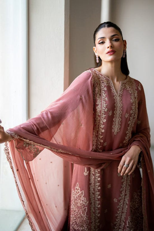 Premium Dhanak 3 Piece Embroidered