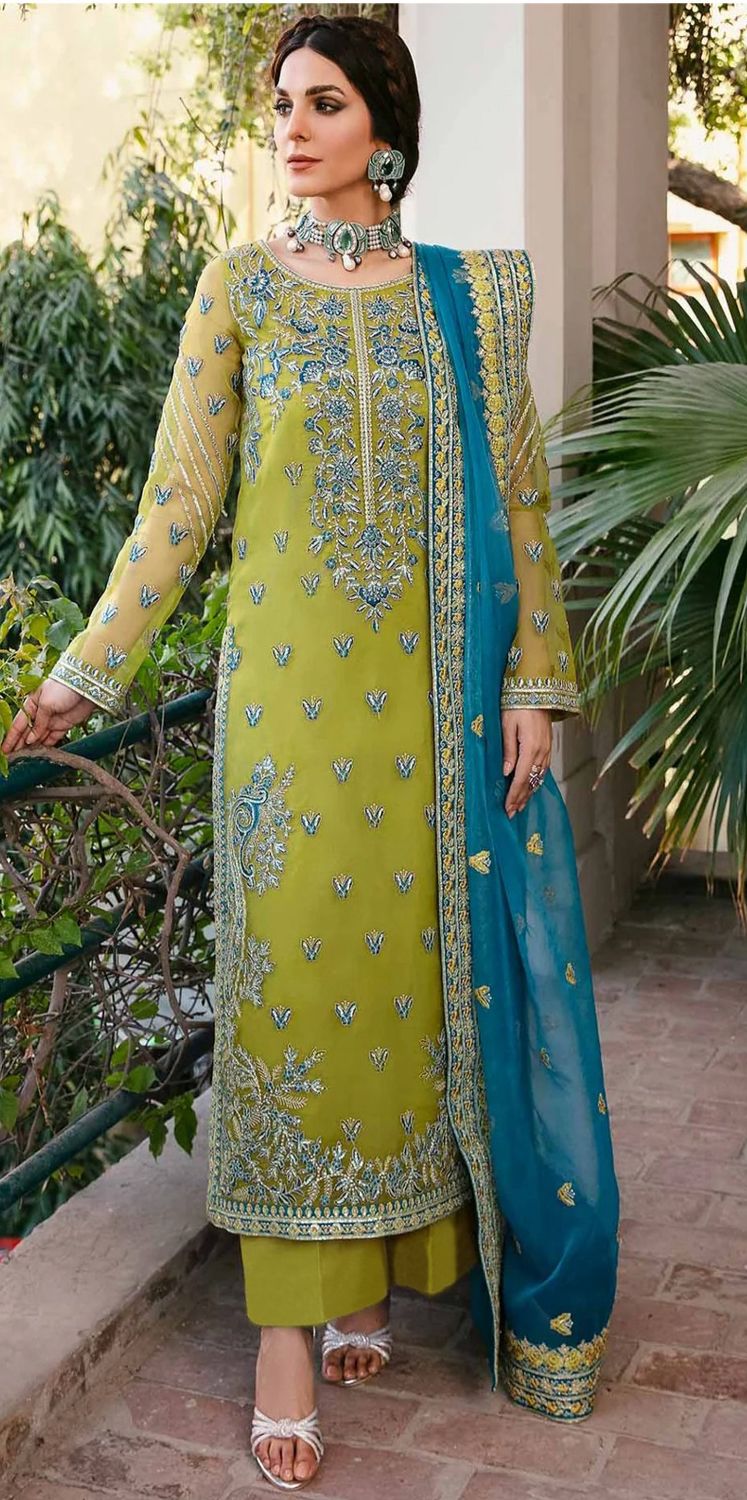 Luxury Lawn 3pc Embroidered