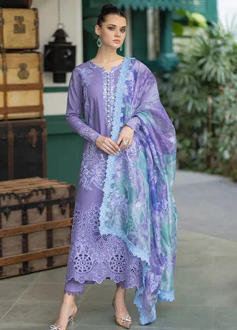 Elegant Dhanak 3 Piece Embroidered