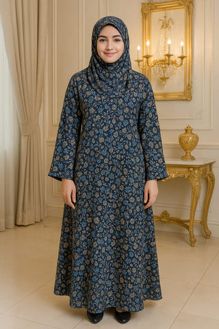 Soft Chiffon Double Abaya