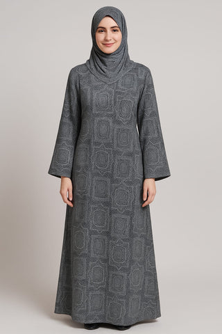 Soft Chiffon Double Abaya