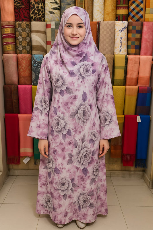 Soft Chiffon Double Abaya
