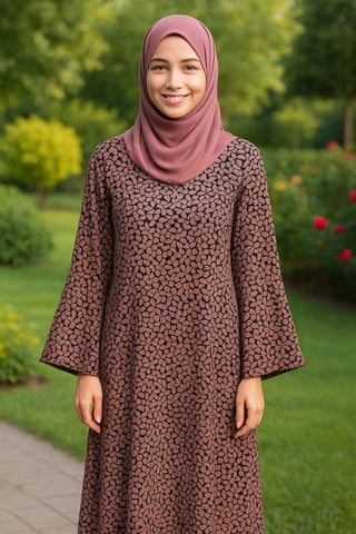 Soft Chiffon Double Abaya