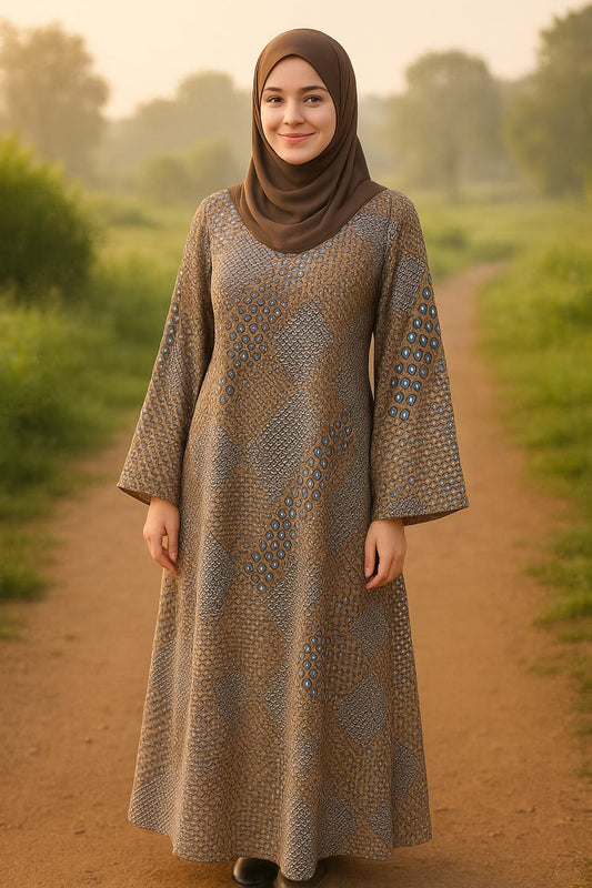 Soft Chiffon Double Abaya