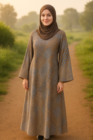 Soft Chiffon Double Abaya