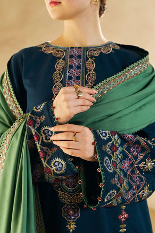 Luxury Dhanak 3 Piece Embroidered