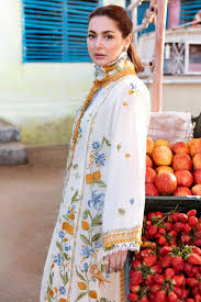 Luxury Lawn Embroidered 3Pc
