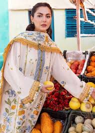 Luxury Lawn Embroidered 3Pc