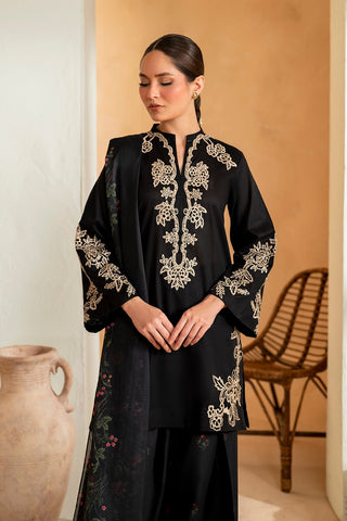 Premium Dhanak 3 Piece Embroidered