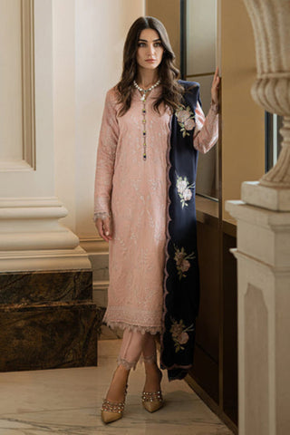 Premium Dhanak 3 Piece Embroidered