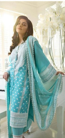 Premium Linen 3 Piece Embroidered