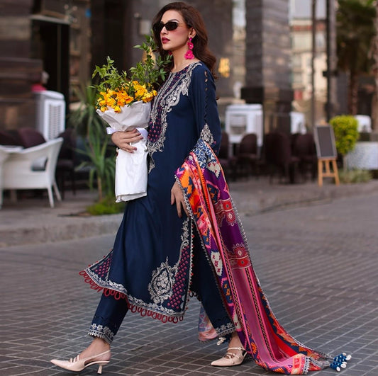 Luxury Lawn 3Pc Embroidered