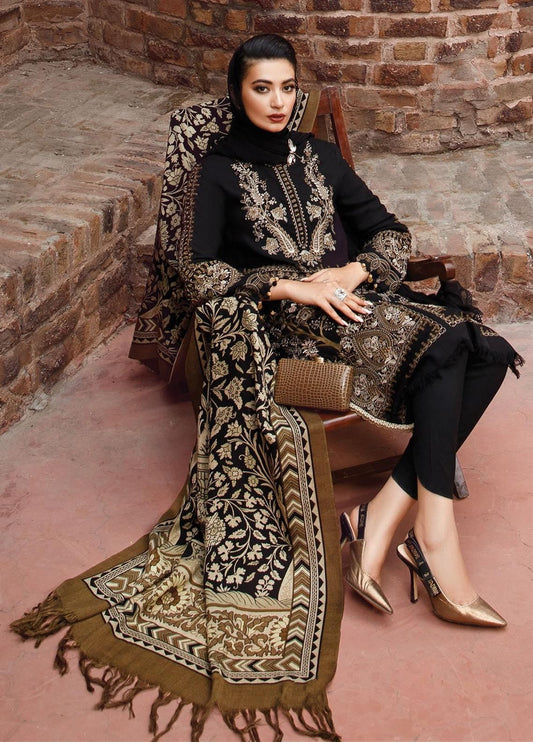 Luxury Dhanak 3 Piece Embroidered