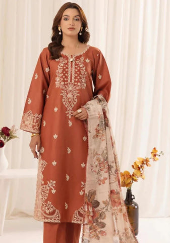 Luxury Dhanak 3 Piece Embroidered