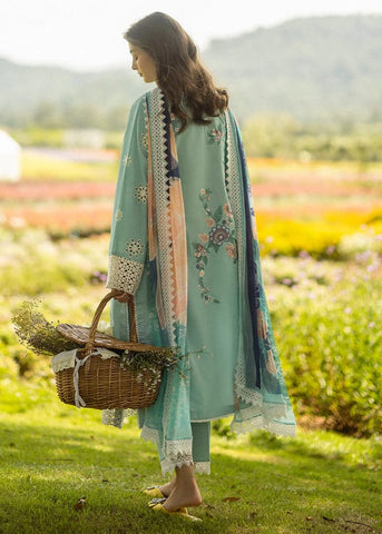 Elegant Dhanak 3 Piece Embroidered