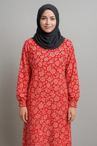 Elegant Printed Abaya