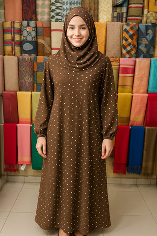 Elegant Printed Abaya