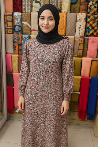 Elegant Printed Abaya